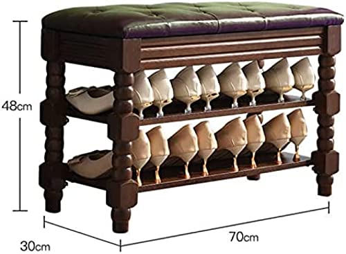 Banc de rangement rembourré pour optimiser les petits couloirs étroits