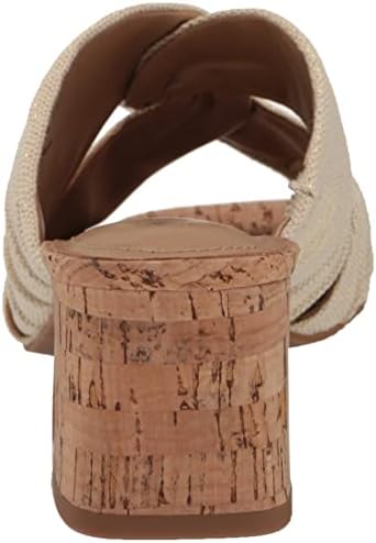 NYDJ Women's Mule Heeled Sandal, Natural, 8.5 | Image 2