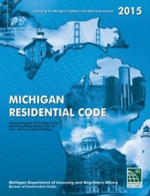 Perfect Paperback 2015 Michigan Residential Code Book