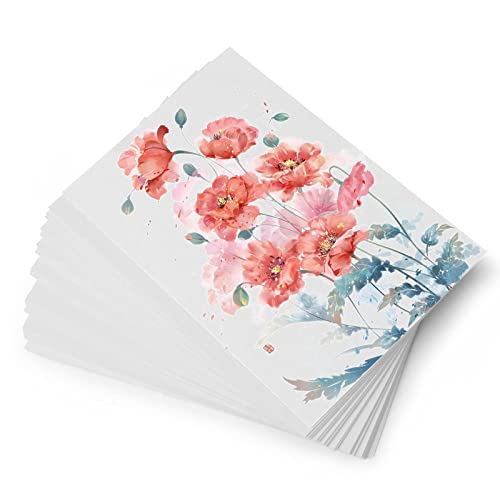 4 X 6 Inch Watercolor Paper, 100 Sheets Water Color Paint Paper, 120Lb/ 250Gsm Watercolor Paper Cardstock Watercolor Painting Paper For Kids Child Students Artists Watercolor Painting Beginners #TOP4