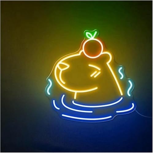 Mot d'emprunt animal pour enseignes lumineuses afin de raviver un mur terne
