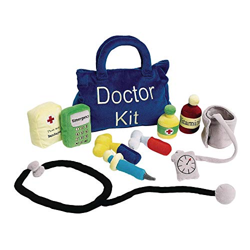 Excellerations Toddler Plush Doctor Kit, 10 Pieces, Educational Toys, Kids Toy, Gift