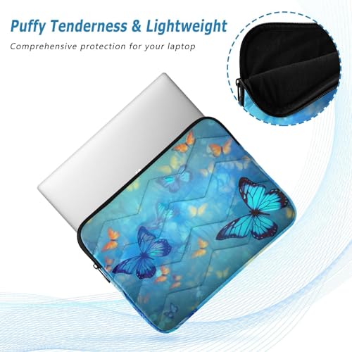 Funda para laptop 13-14 pulgadas azul impermeable y a prueba de golpes miniatura 5