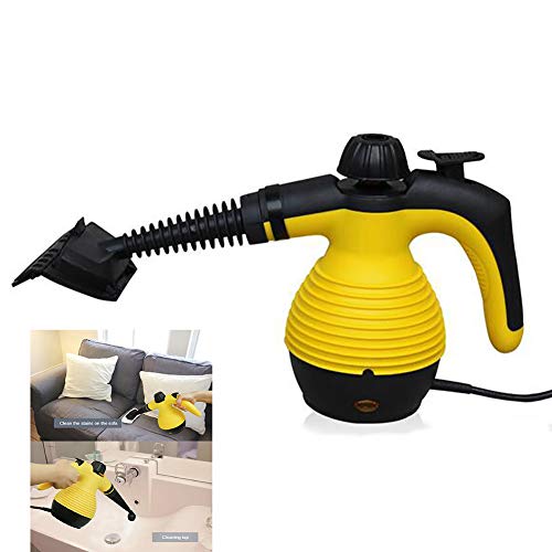 Handdampfreiniger Dampfreiniger Mehrzweck Wassertank 500Ml Wasserbehälter Mit 9 Zubehörteilen Für Fleckenentfernung Teppiche Vorhänge