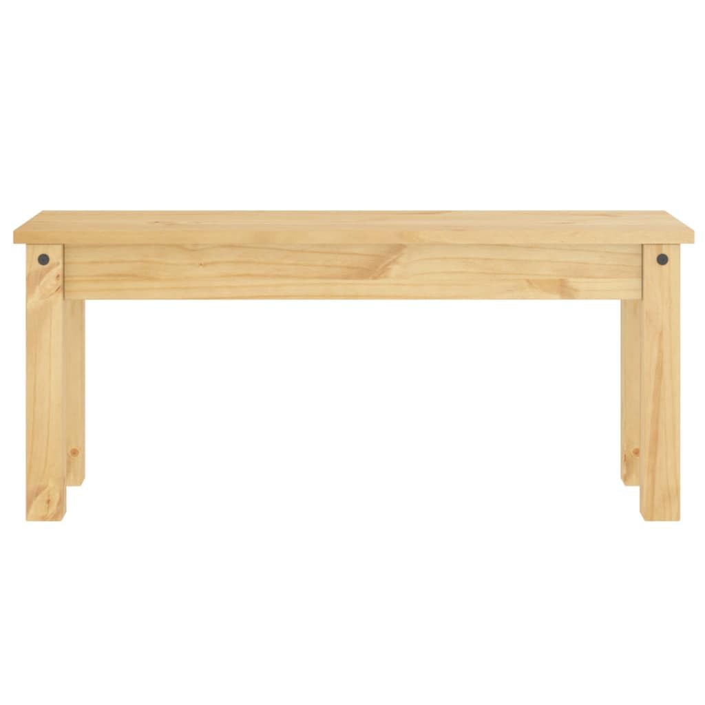 vidaXL Banco de Comedor Panama Madera Maciza de Pino 105x30x45 cm