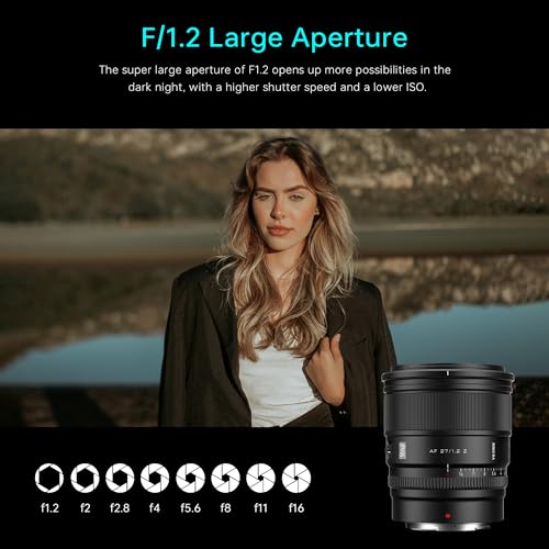 Image of VILTROX 27mm F1.2 Pro Level Z Mount Lens - Autofocus, Large Aperture APS-C Lens Compatible with Nikon Z9 Z8 Z7 Z6 Z5 Z50 Z30 ZFC Cameras