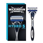 Wilkinson Sword - Hydro 5 Razor For Men - Carbon Coated Blades - Hydrating Gel & Precision Trimmer - Razor Handle + 1 Blade WINNER OF THE WHICH? BEST BUY AWARD