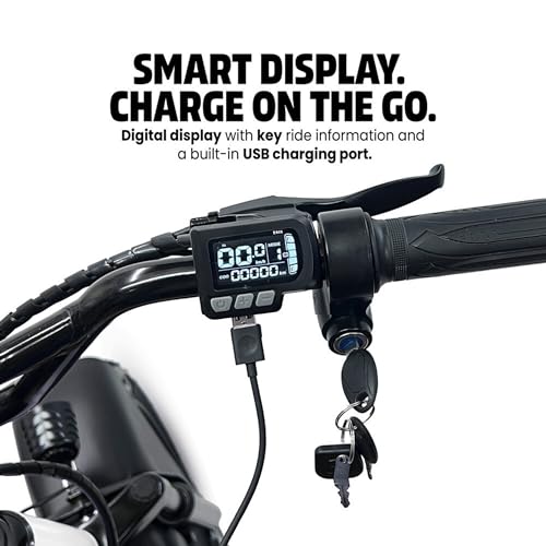 Image of Velzi Electric Cycle for Adults | Fat Tyre E-Bike | Dual Suspension | 25 km /h Top Speed | Comfortable Upright Ride | Stylish Urban Commuter Electric Bicycle (Cotton White)