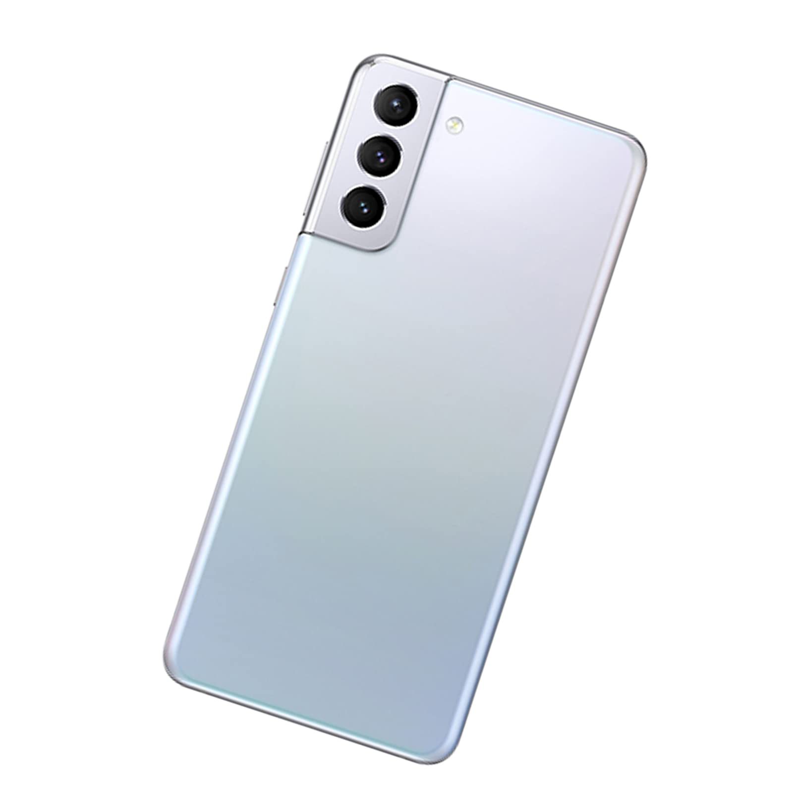 Galaxy S21 Plus Back Glass Replacement Back Glass Cover Waterproof with Camera Glass Lens and Tape Parts for Samsung Galaxy S21+ S21 Plus 5G + Tools (Phantom Silver)