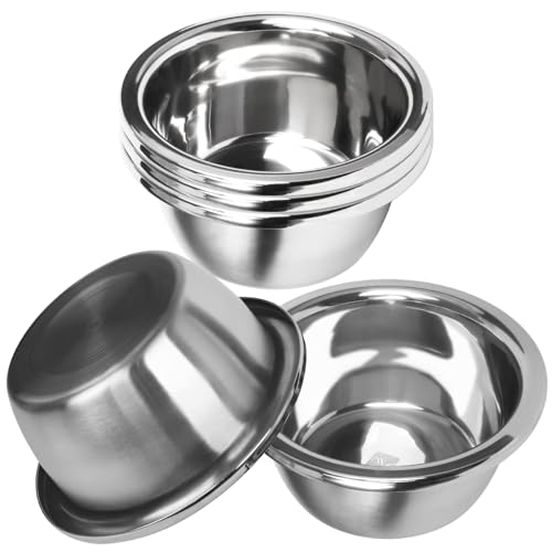 Set de 5 tazones de mezcla de acero inoxidable 1.2 Qt miniatura 1