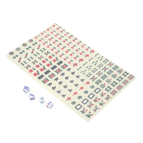 Jeu de mahjong miniature complet Kisangel avec dés pour le voyage