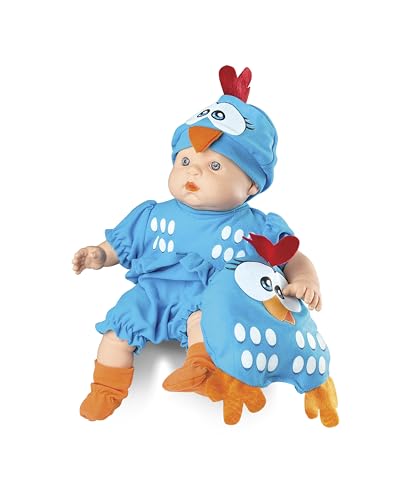Boneca Galinha Pintadinha Mini Baby Roma Jensen Branca