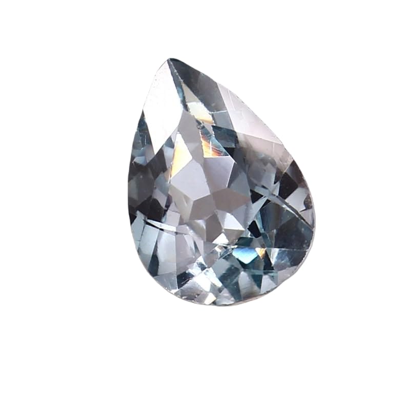 Aigue-marine naturelle 13x9mm poire pour réparer ou modifier vos bijoux