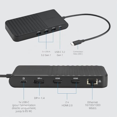 Kensington UH1500P Avec fil USB 3.2 Gen 2 3.1 Gen 2 Type C Neuf - vue 10