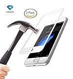 VOKAMO [2 Stück] iPhone 7/8 Displayschutzfolie, [Full Coverage] Ultra Slim Tempered Glass, 3D...