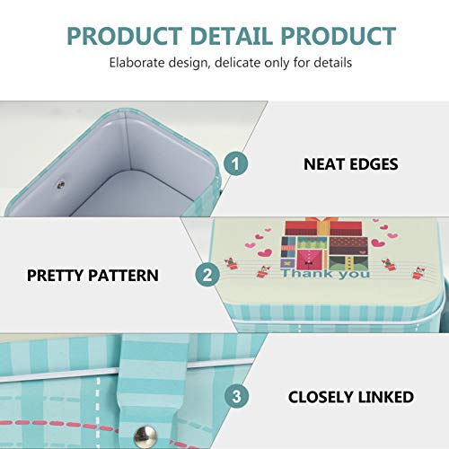 2 Caixas De Peças Caixa De Embalagem Recipiente De Doces De Aniversário Caixa De Doces De Folha De F