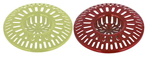 Colador plástico de baño 3 pulgadas - pack de 2