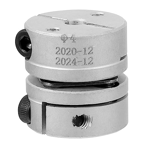 SKISUNO Aluminium Alloy Shaft Coupling for Stepper Motor and Servo Motor, Clamp-style Mount, Elastic Connection, Accommo