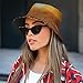 Sunflower Field Sunset Sea of Flowers Print Fashion Unisex Bucket Hat Wide Brim Sun Protection Foldable Double Sided Printed Sun Hat Black