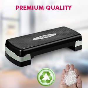 Ancheer - Step per aerobica e fitness, regolabile