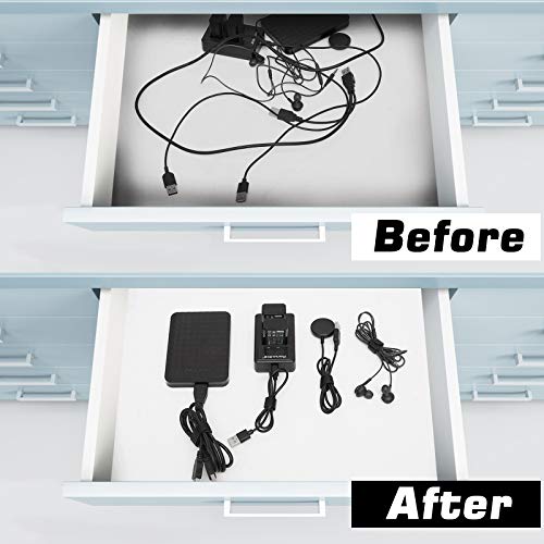 Have Me Td 150Pcs Reusable Cable Ties - 4+6+8+10Inch Multi-Purpose Cable Management Hook & Loop Cable Straps Wire Ties,Adjustable Fastening Cord Organizer,Cable Organizer For Home,Office And Data Centers,Black thumb #5