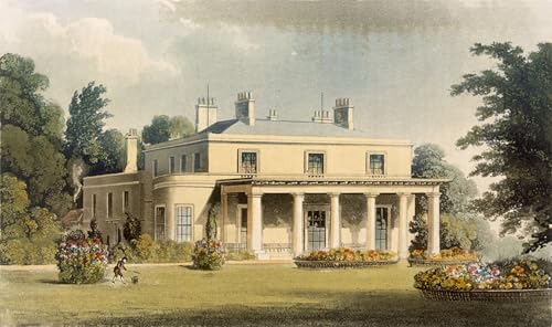 Cuadro de lienzo de Wimbledon Park con arte histórico de R. Ackermann