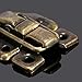 dophee 4Pcs Retro Style Box Toggle Latch Catch, Antique Iron Duckbilled Hasp for Jewellery Box Gift Wooden Case Chest Suitcase Trunk Ordinary Box Crafts, 1.61