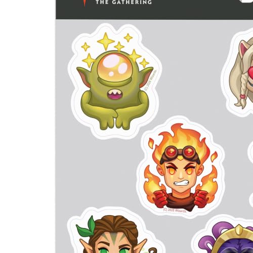 Image of Hasbro Magic The Gathering Characters Adhesive Vinyl Decal Pack
