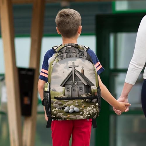 Sac à dos et trousse gris multicolore parfaits du collège aux sorties du week-end