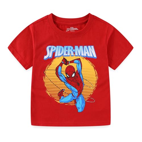 Marvel Spider-Man Boys 2 Pack Short Sleeve Shirts for Toddlers to Big Kids2