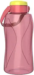 Garrafa De Água Max 1,5lt Com Alça Suporte Celular Grande (Rosa)