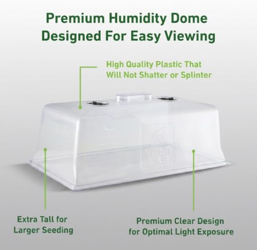 Image of 7 Inch Clone Dome - 5 Pack Humidity Vented Domes - Plant Growing