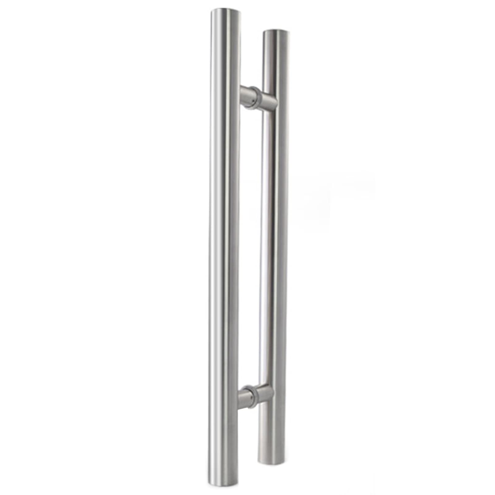 Wdsopk 24/31/47/59 In Sliding Barn Door,Entry Round Bar Push-Pull Handle For Interior And Exterior Glass/Wood Doors,Office Bathroom Shop Garage Yard
