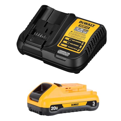 DEWALT 20V MAX Battery Pack with Charger, 3 Ah, Extra Long Run Time (DCB230C) - image 1