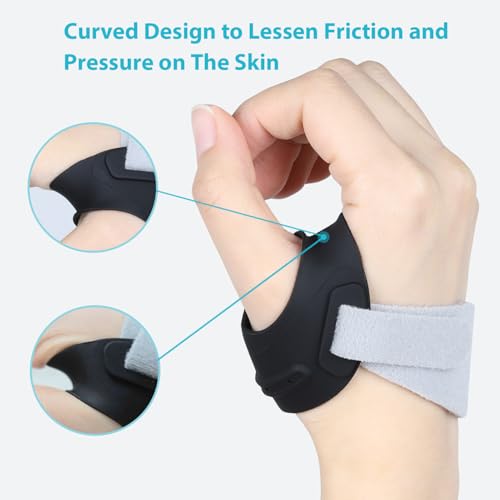 KD Thumb Brace Elite: CMC Thumb Support for Osteoarthritis and Arthritis Pain Relief - Fits Snugly Thumb Brace for Women Men (Medium, Right Hand)