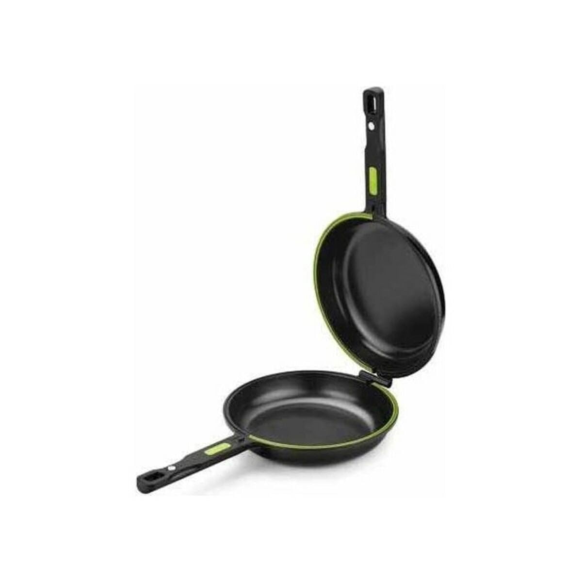 BRA Prior | Padella doppia 20 cm, per omelette, in alluminio fuso con antiaderente, priva di PFOA, adatta a tutti i tipi di piano cottura, inclusa induzione