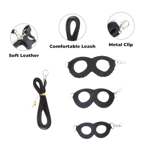 Image of 6 Pack Bearded Dragon Leash and Harness Set, Bearded Dragon Accessories, Leash and Harness Set for Gecko, Other Small Animals