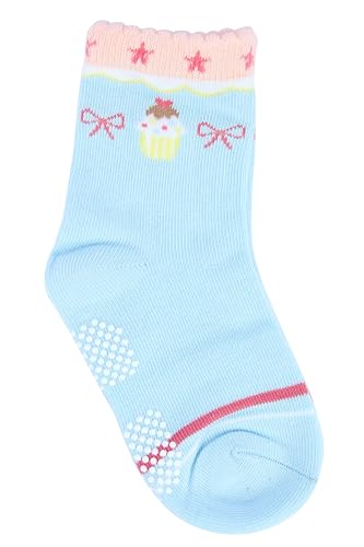 Image of NEOBABY Cotton Printed Anti Slip Grip Dotted Socks for Kids & Babies Boys & Girls (Assorted /Random Designs)-(Pack Of 6)