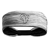 Littlearth Unisex-Adult NFL Los Angeles Rams - New Logo Tigerspace Headband, Grey, One Size, Team Color, (300688-RAMS-1)