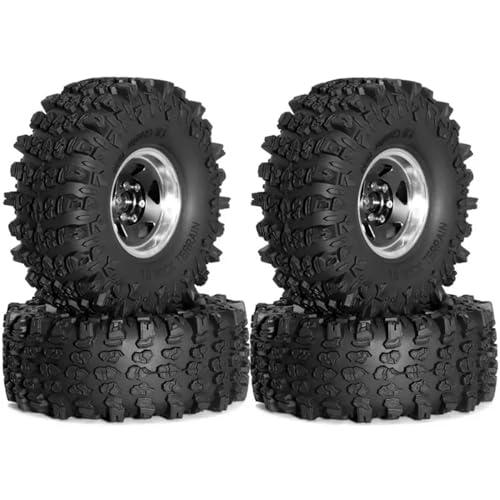 Jantes alu Axial SCX10 III 1/10 RC : pneus roues modification voiture télécommandée R226