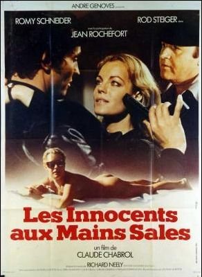 Affiche Romy Schneider Les Innocents aux mains sales 1975 souvenir cinéma vintage