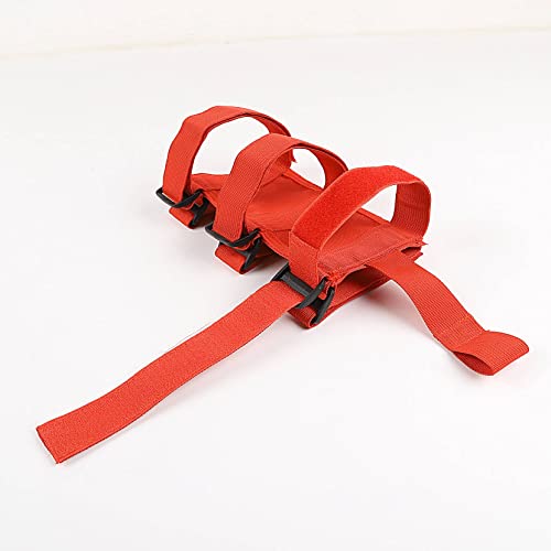 Adjustable Roll Bar Fire Extinguisher Mount Holder 3 lb for Jeep Wrangler Unlimited CJ YJ LJ TJ JK JKU JL JLU 4XE,Red