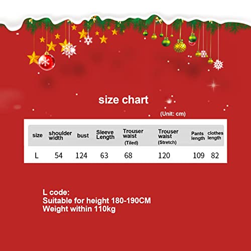 Kerstman Pak Volwassenen 10 Stks Set Rode Deluxe Klassieke Gouden Fluwelen Kerstman Kostuum Voor Kerstfeest Cosplay L-Code: - Afbeelding 8