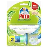 Pato Discos Activos Gel Limpiador Inodoro Lima Fresca Aplicador y 2 Discos