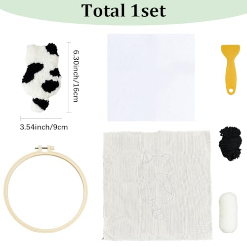 Kit broderie dessous de verre chat : le cadeau de Noël idéal