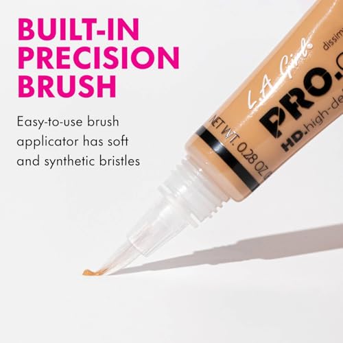 Image of L.A. Girl HD Pro Conceal Multipurpose Concealer, Medium Beige, 8g | Full Coverage for Dark Circles, Contouring & Dark Spots | Long-Lasting & Blendable Makeup for Indian Skin Tone