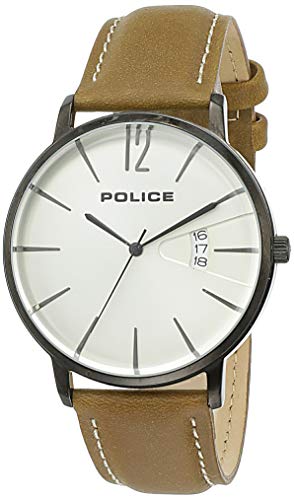 Image of Police Analog Beige Dial Men's Watch - PL15307JSB07