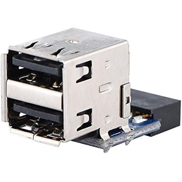 Zunate Adapter USB do Płyty Głównej 9Pin Bezstratna Transmisja Sygnału dla Komputerowych Maniaków 5szt (A)