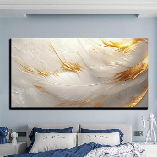 Peinture à l'huile abstraite de prestige LSYALUCK, décoration moderne 100x185cm