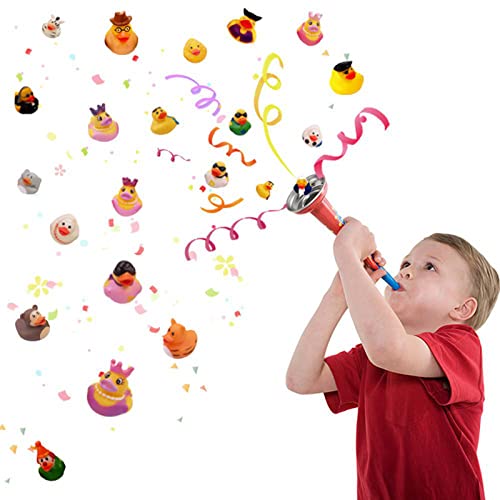 XY-WQ 100 Pack Rubber Duck for Jeep Ducking - 2" Bulk Floater Duck for Kids - Baby Bath Toy Assortment - Party Favors, Birthdays, Bath Time, and More (50 Varieties) - Image 2